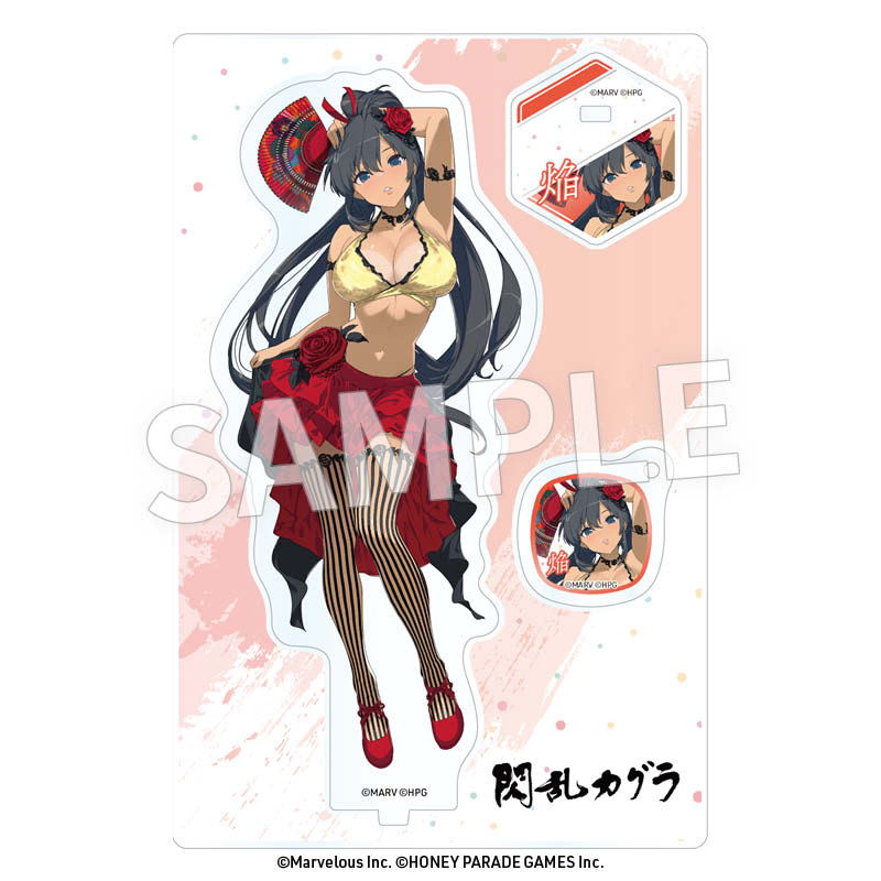 閃乱カグラ アクリルフィギュア 焔(フラメンコ風水着) 画像 3 | AniSmile