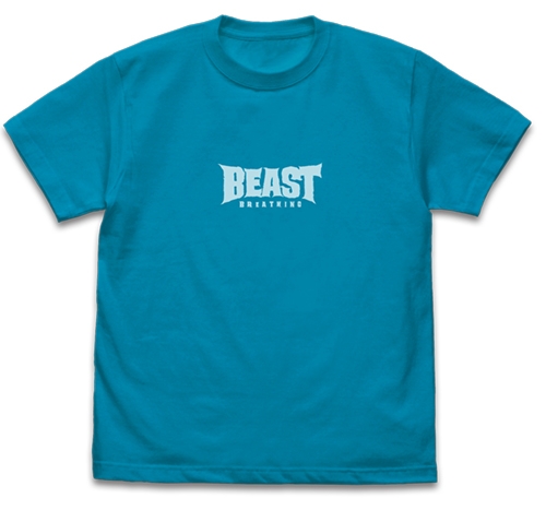 鬼滅の刃 無限列車編 獣の呼吸 嘴平伊之助 Tシャツ/TURQUOISE BLUE-M - 公式商品画像 | AniSmile