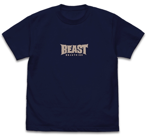 鬼滅の刃 無限列車編 獣の呼吸 嘴平伊之助 Tシャツ/NAVY-L - 公式商品画像 | AniSmile