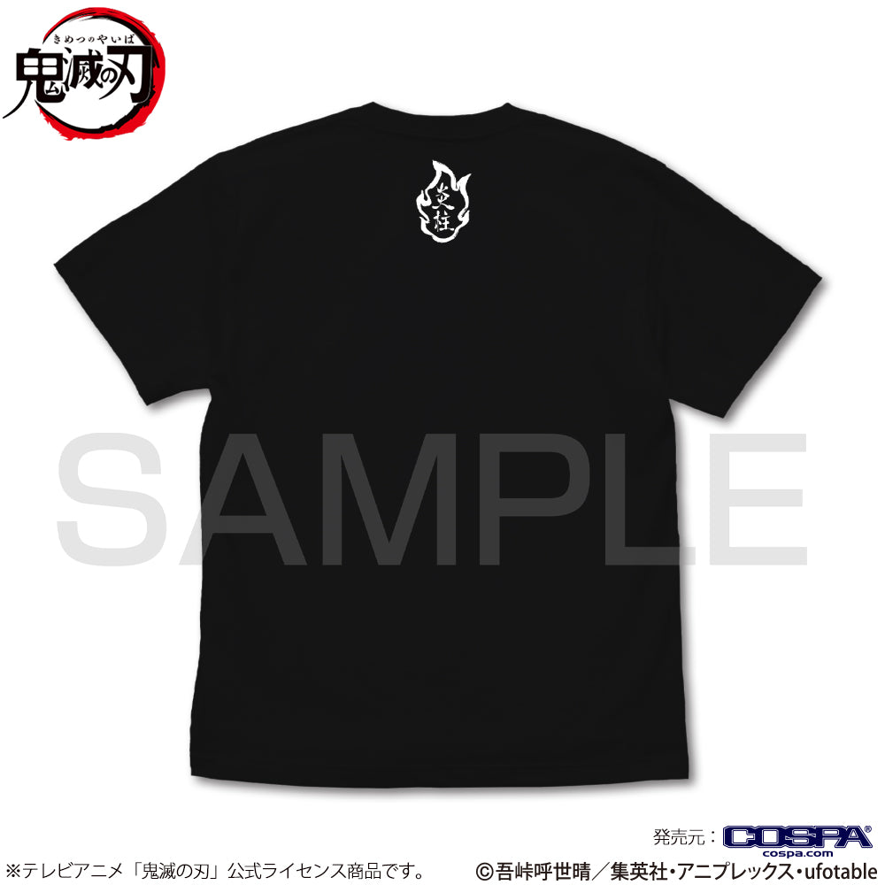 鬼滅の刃 心を燃やせ Tシャツ/BLACK-S 画像 3 | AniSmile