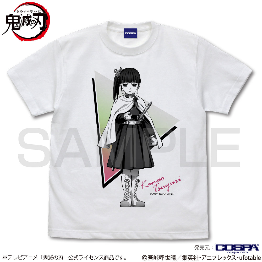 鬼滅の刃 栗花落カナヲ Tシャツ/WHITE-S - 公式商品画像 | AniSmile