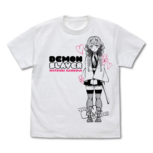 鬼滅の刃 恋柱 甘露寺蜜璃 Tシャツ/WHITE-S - 公式商品画像 | AniSmile