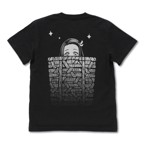 鬼滅の刃 籠の中の禰豆子 Tシャツ/BLACK-L 画像 2 | AniSmile