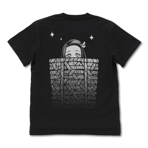 鬼滅の刃 籠の中の禰豆子 Tシャツ/BLACK-S - 公式商品画像 | AniSmile