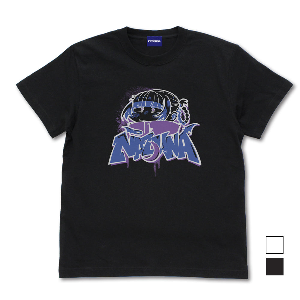 よふかしのうた ナズナ ペイントアート Tシャツ/BLACK-S - 公式商品画像 | AniSmile