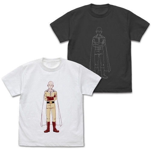 ワンパンマン サイタマ Tシャツ Ver.2.0/WHITE-L - 公式商品画像 | AniSmile