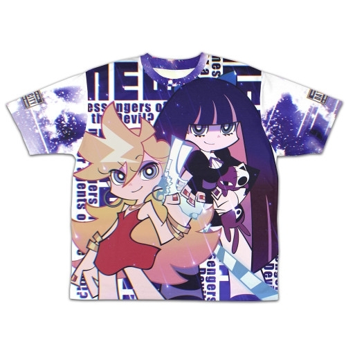 New PANTY & STOCKING with GARTERBELT パンティ&ストッキング 両面フルグラフィックTシャツ/S 画像 2 | AniSmile