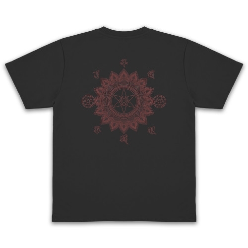 NARUTO-ナルト- 疾風伝 万華鏡写輪眼 ドライTシャツ/BLACK-M 画像 2 | AniSmile