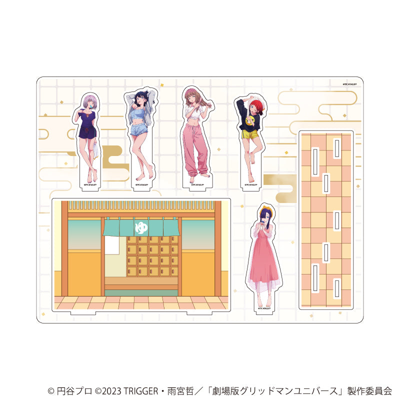アクリルジオラマ「グリッドマンユニバース」03/集合デザイン お風呂上りver.(描き下ろしイラスト) - 公式商品画像 | AniSmile