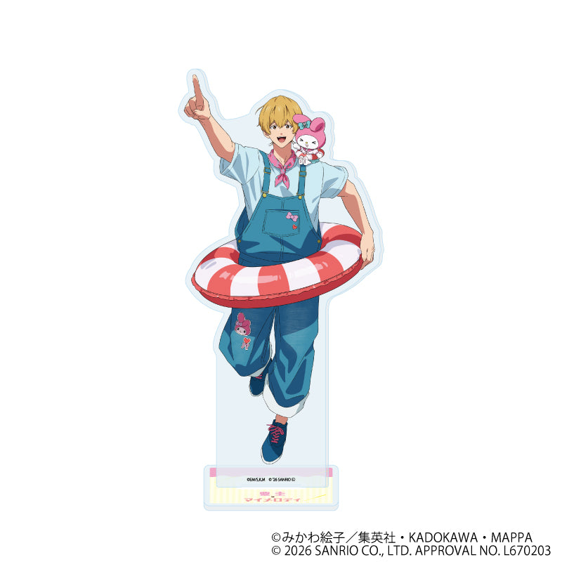 アクリルスタンド「忘却バッテリー×サンリオキャラクターズ」02/要 圭×マイメロディ(コラボイラスト) - 公式商品画像 | AniSmile