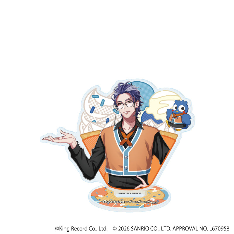 アクリルスタンド「ヒプノシスマイク SANRIO NAKAYOKU EDIT」32/躑躅森 盧笙×パタパタペッピー(コラボイラスト) - 公式商品画像 | AniSmile