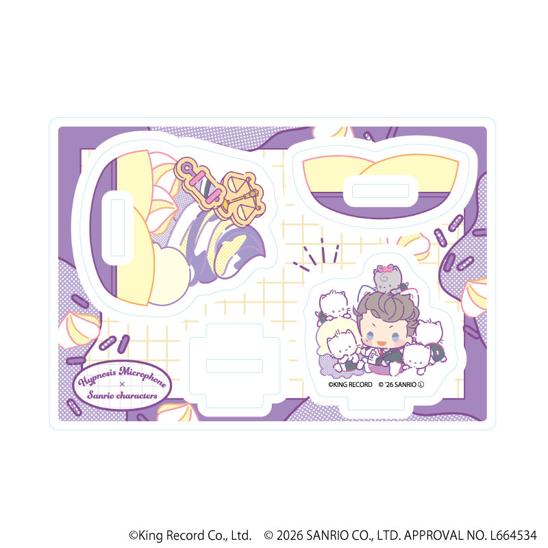 アクリルスタンド「ヒプノシスマイク SANRIO NAKAYOKU EDIT」32/躑躅森 盧笙×パタパタペッピー(コラボイラスト) 画像 4 | AniSmile
