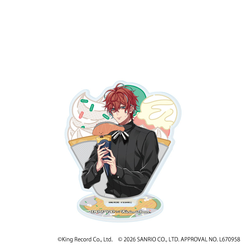 アクリルスタンド「ヒプノシスマイク SANRIO NAKAYOKU EDIT」30/観音坂 独歩×KIRIMIちゃん.(コラボイラスト) - 公式商品画像 | AniSmile