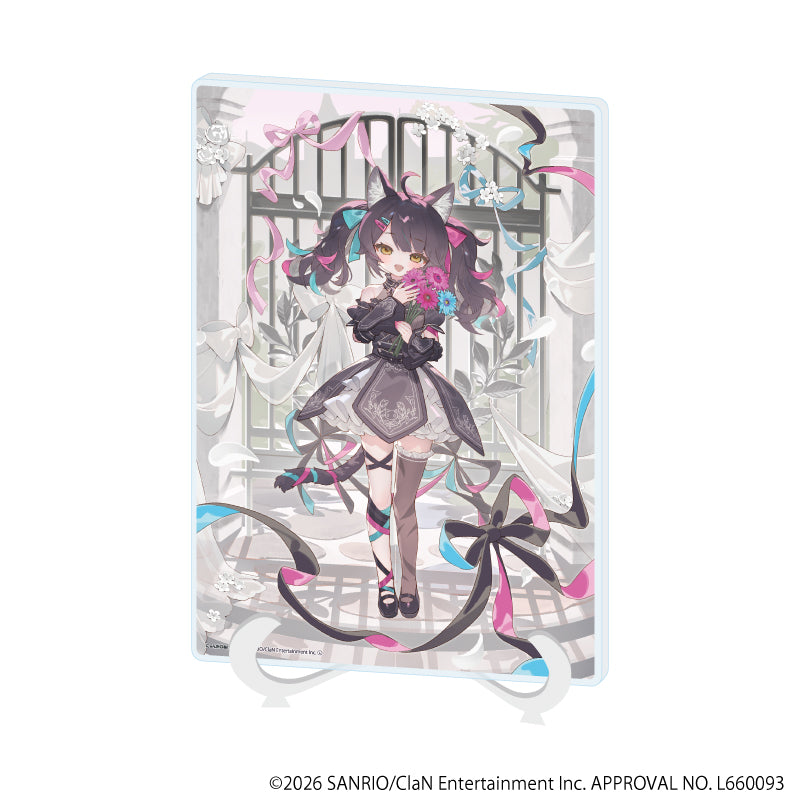 アクリルアートボード(A5サイズ)「にゃんたじあ!」07/ニャマシュヴァ・ルッツ 2026誕生日ver.(公式イラスト) - 公式商品画像 | AniSmile