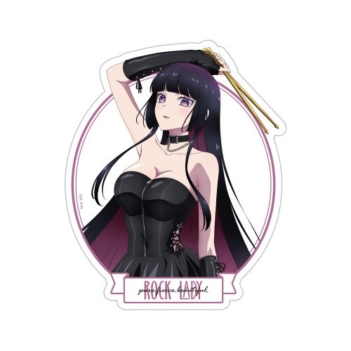 ロックは淑女の嗜みでして 描き下ろし 黒鉄音羽 屋外対応ステッカー ボンテージコスチューム. 画像 2 | AniSmile