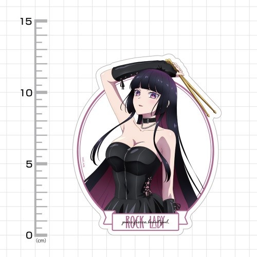 ロックは淑女の嗜みでして 描き下ろし 黒鉄音羽 屋外対応ステッカー ボンテージコスチューム. 画像 3 | AniSmile