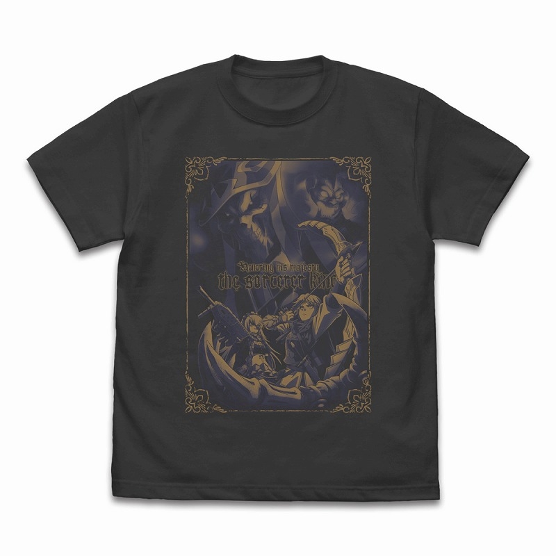 劇場版「オーバーロード」聖王国編 シズ&ネイア Tシャツ/SUMI-XL - 公式商品画像 | AniSmile