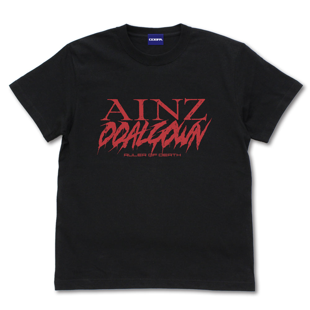オーバーロードIV 死の支配者 アインズ Tシャツ/BLACK-S - 公式商品画像 | AniSmile