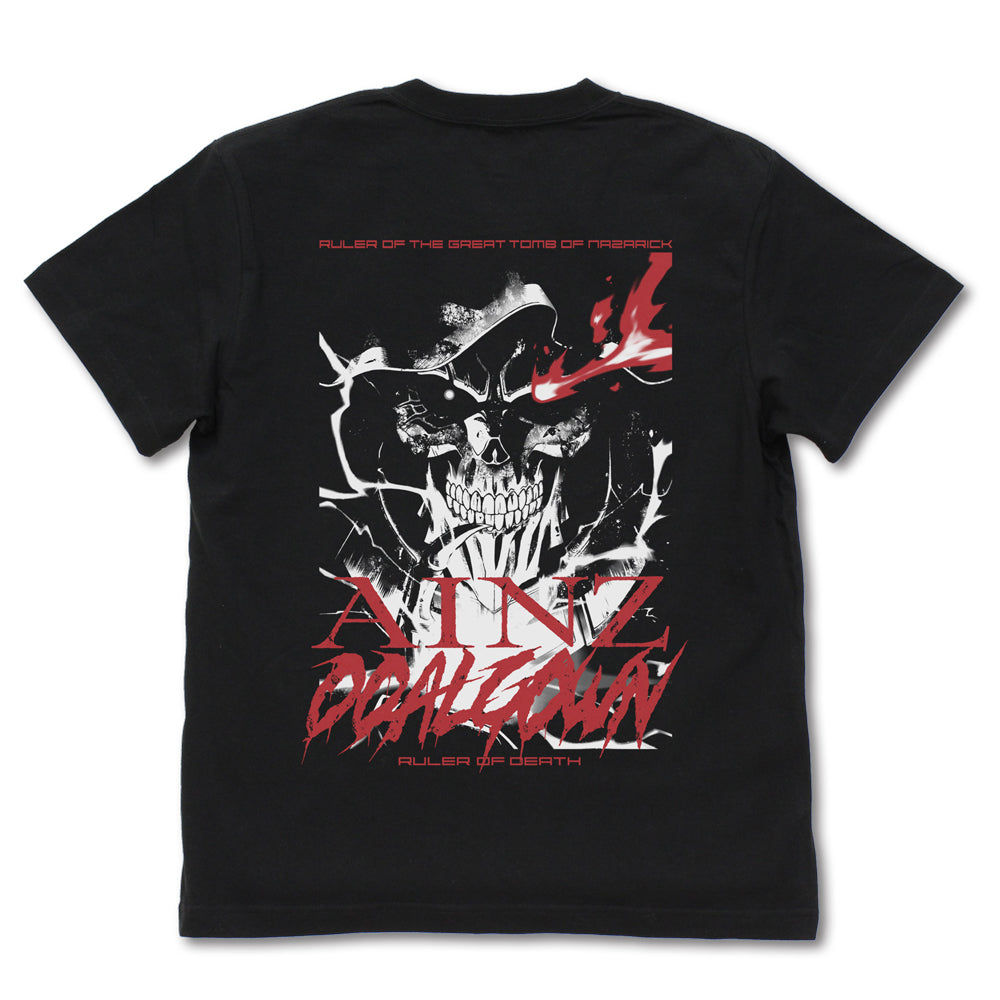 オーバーロードIV 死の支配者 アインズ Tシャツ/BLACK-S 画像 2 | AniSmile
