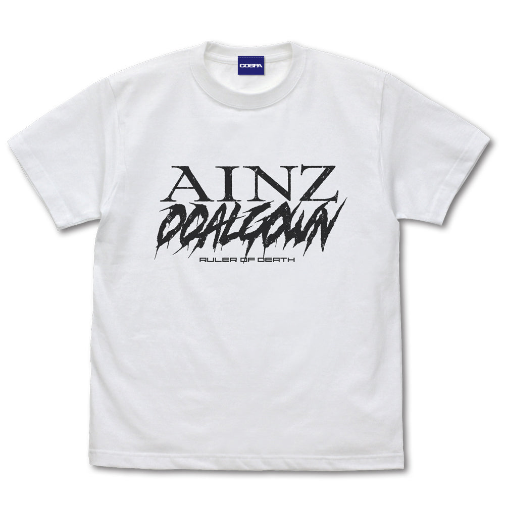 オーバーロードIV 死の支配者 アインズ Tシャツ/WHITE-S - 公式商品画像 | AniSmile