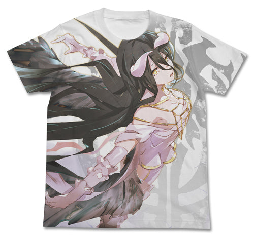 オーバーロード アルベド フルグラフィックTシャツ/WHITE-S - 公式商品画像 | AniSmile