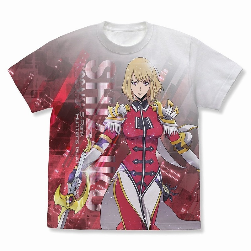 アニメ『俺だけレベルアップな件』 向坂雫 フルグラフィックTシャツ/WHITE-M - 公式商品画像 | AniSmile