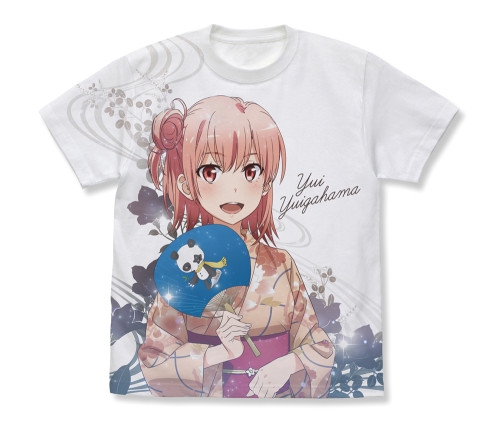 やはり俺の青春ラブコメはまちがっている。完 由比ヶ浜結衣 フルグラフィックTシャツ/WHITE-S - 公式商品画像 | AniSmile