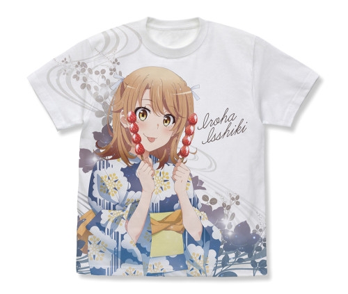 やはり俺の青春ラブコメはまちがっている。完 一色いろは フルグラフィックTシャツ/WHITE-L - 公式商品画像 | AniSmile