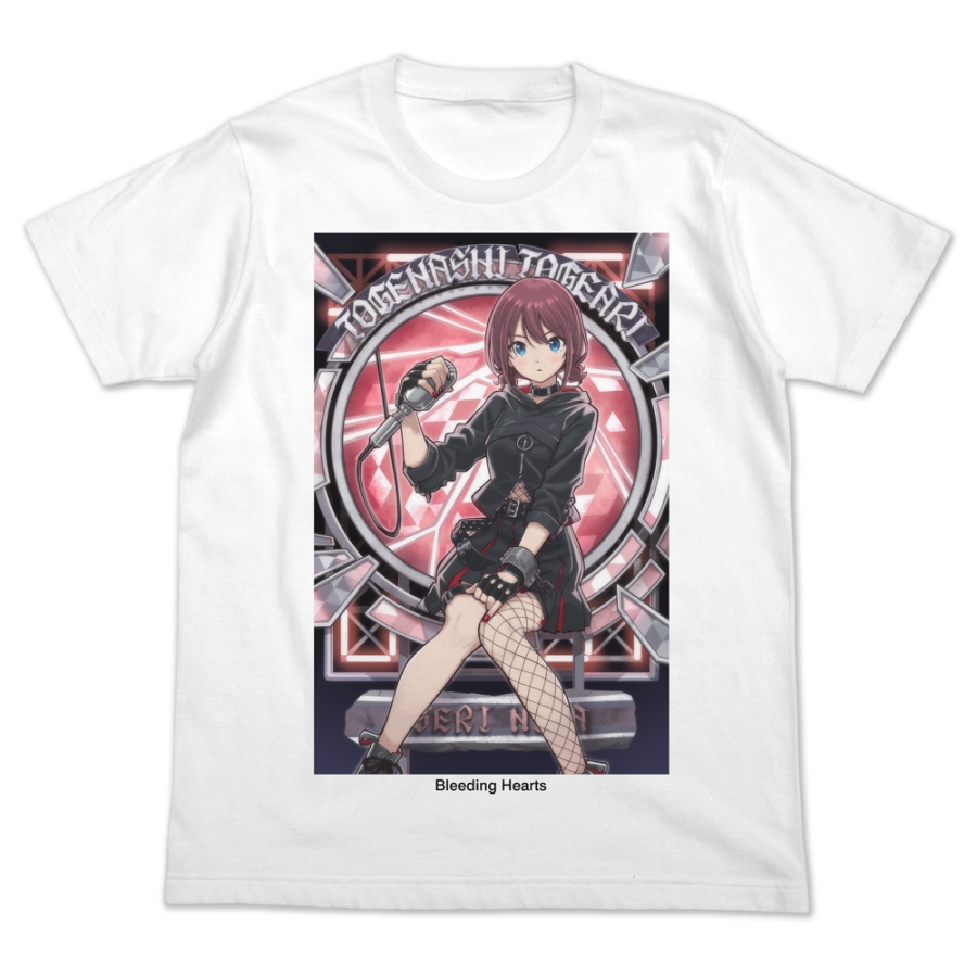 ガールズバンドクライ 描き下ろし 井芹仁菜 フルカラーTシャツ 爆ぜて咲くVer./WHITE-XL - 公式商品画像 | AniSmile