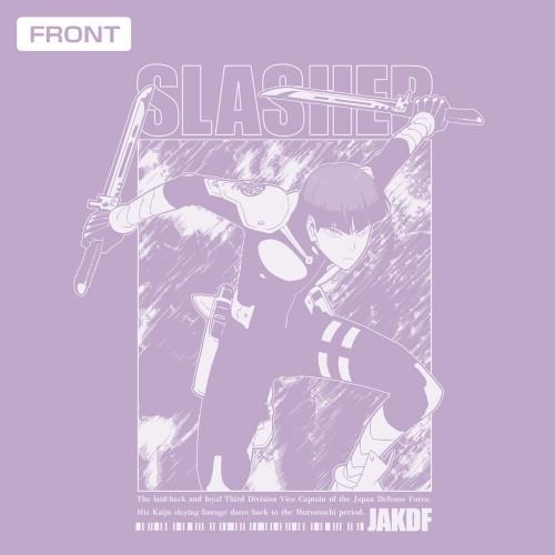 怪獣8号 保科宗四郎 Tシャツ/LIGHT PURPLE-M 画像 3 | AniSmile