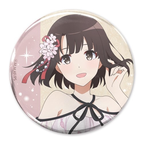 冴えない彼女の育てかた 描き下ろし 加藤恵 65mm缶バッジ Blooming dress - AniSmile