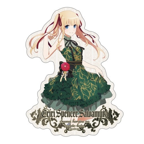 冴えない彼女の育てかた 描き下ろし 澤村・スペンサー・英梨々 屋外対応ステッカー Blooming dress 图片 2 | AniSmile