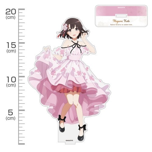 冴えない彼女の育てかた 描き下ろし 加藤恵 アクリルスタンド(大)Blooming dress Image 2 | AniSmile