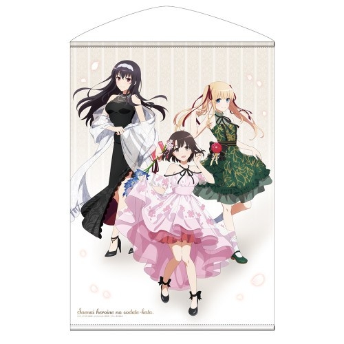 冴えない彼女の育てかた 描き下ろし 恵・英梨々・詩羽 B2タペストリー Blooming dress - AniSmile