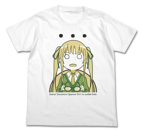 冴えない彼女の育てかた 冴えない英梨々のTシャツ/WHITE-S - 公式商品画像 | AniSmile