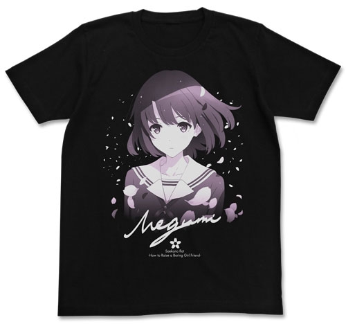 冴えない彼女の育てかた 加藤恵Tシャツ/BLACK-XL - 公式商品画像 | AniSmile