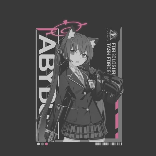 『ブルーアーカイブ』セリカ Tシャツ/SUMI-XL 画像 2 | AniSmile