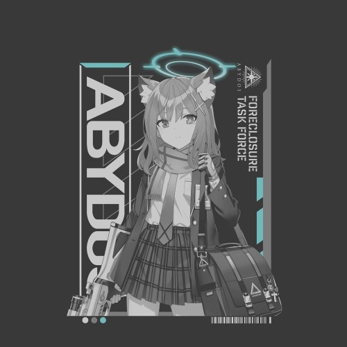 『ブルーアーカイブ』シロコ Tシャツ/SUMI-S 画像 2 | AniSmile