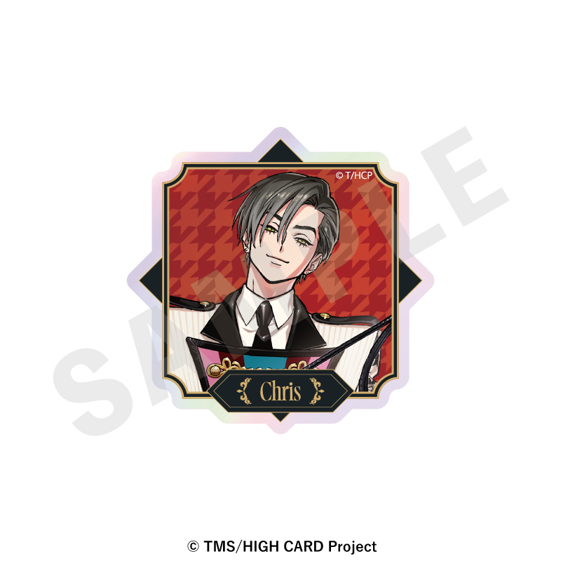 HIGH CARD オーロラステッカーセット(クリス・レッドグレイヴ) 画像 3 | AniSmile
