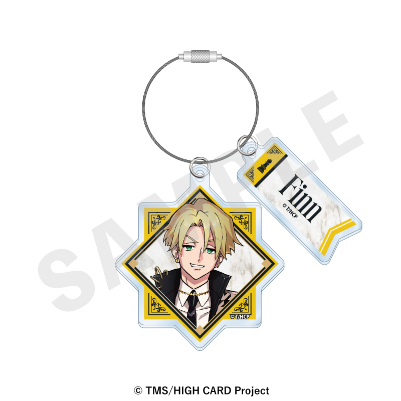 HIGH CARD ワイヤーアクリルキーホルダー(フィン・オールドマン) - 公式商品画像 | AniSmile