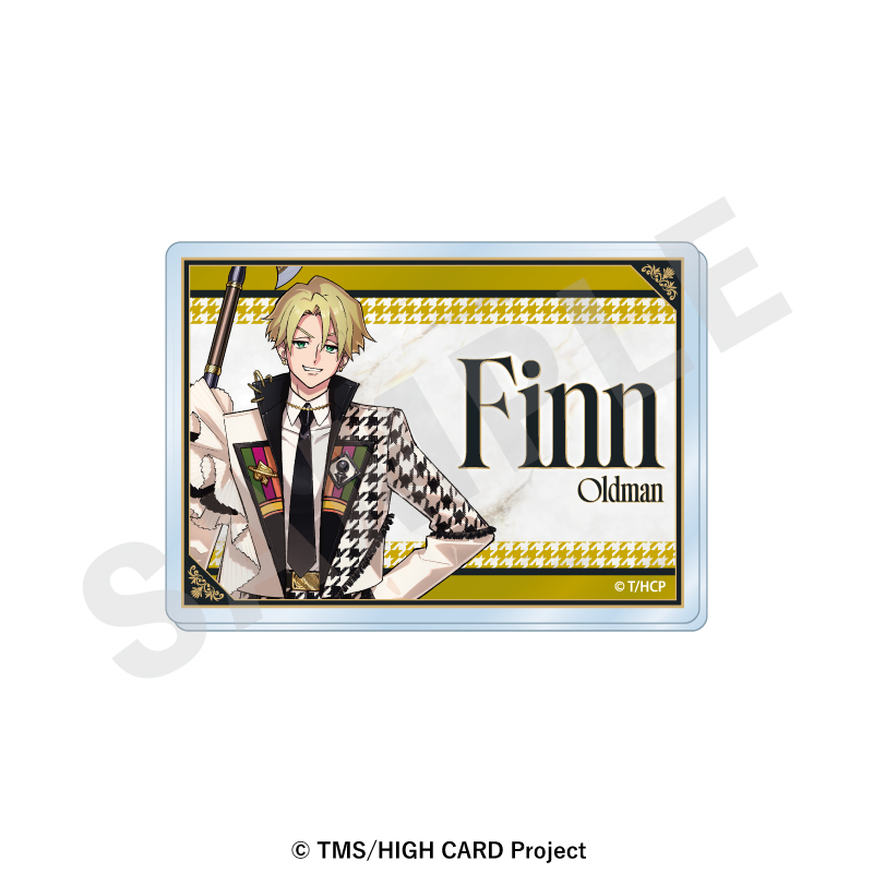HIGH CARD ネームバッジ(フィン・オールドマン) - 公式商品画像 | AniSmile