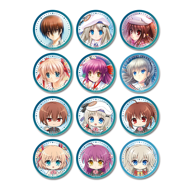 Key world festival 【リトルバスターズ!/Charlotte】 トレーディング缶バッジ - 公式商品画像 | AniSmile
