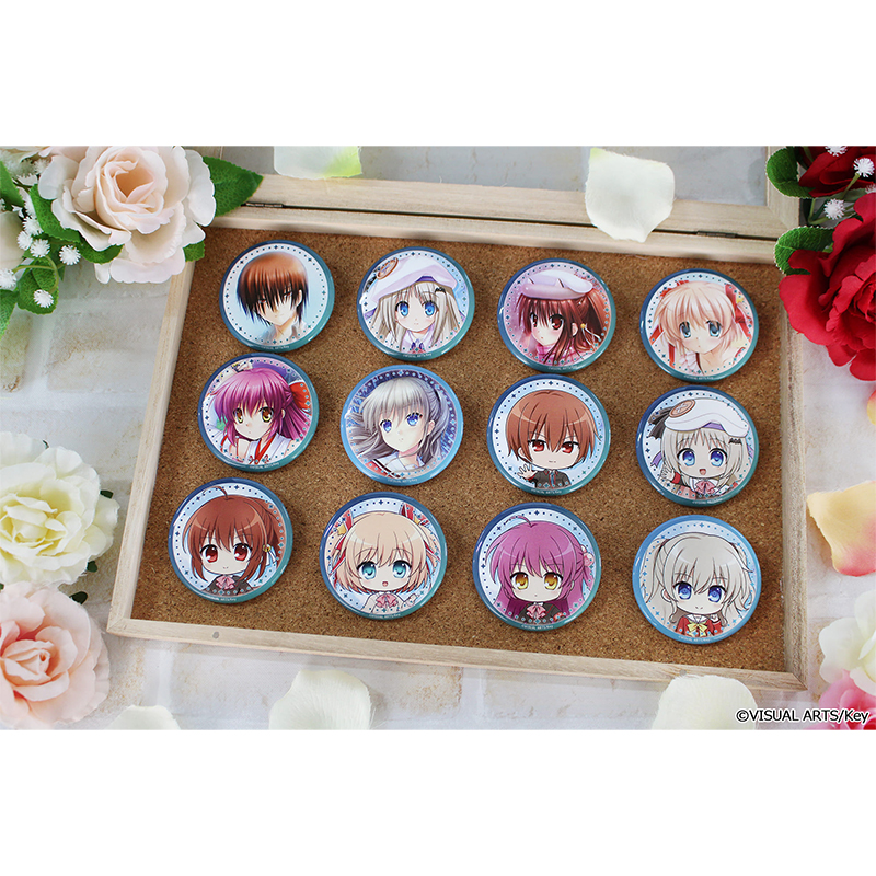 Key world festival 【リトルバスターズ!/Charlotte】 トレーディング缶バッジ 画像 2 | AniSmile
