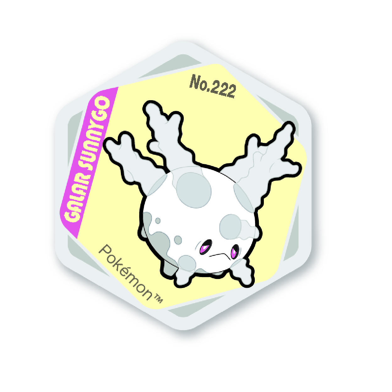 ポケットモンスター ポケモン ハニカムアクリルマグネットvol.10 サニーゴ(ガラルのすがた) - 公式商品画像 | AniSmile