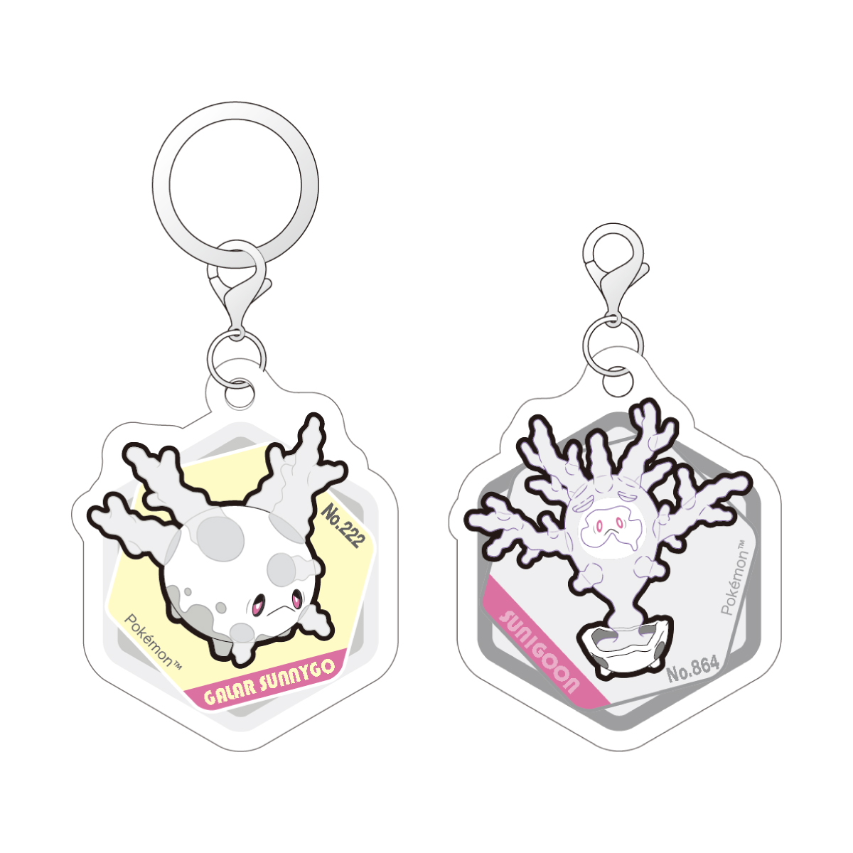 ポケットモンスター ポケモン アクリルマーカーチャームセット vol.6 サニーゴ(ガラルのすがた)&サニゴーン - 公式商品画像 | AniSmile