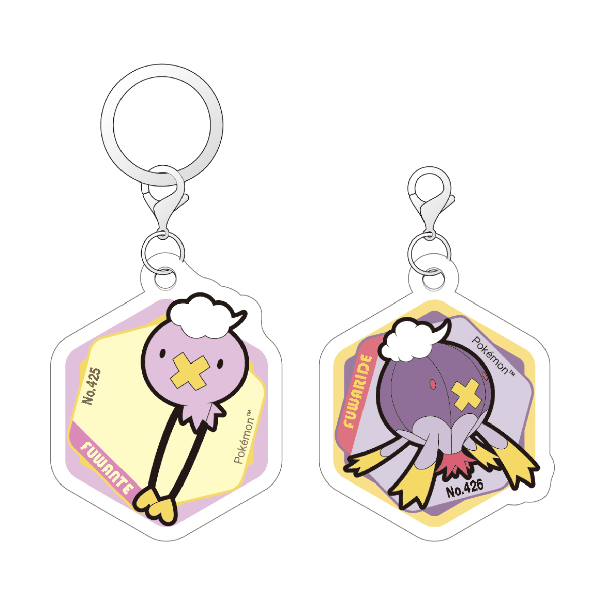 ポケットモンスター ポケモン アクリルマーカーチャームセット vol.6 フワンテ&フワライド - 公式商品画像 | AniSmile