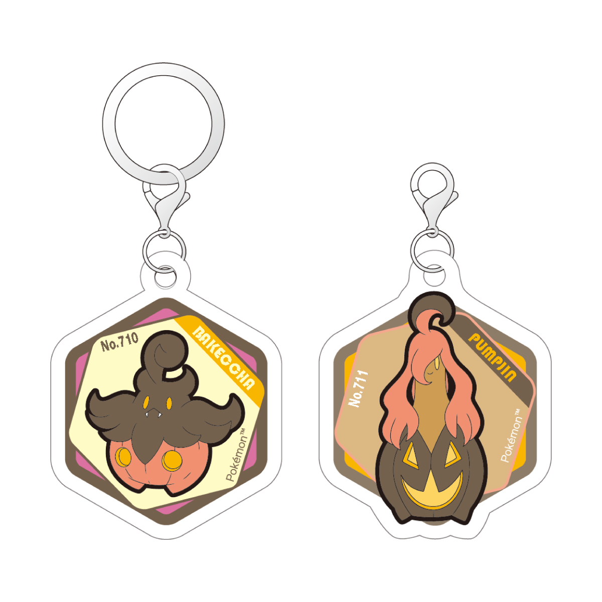 ポケットモンスター ポケモン アクリルマーカーチャームセット vol.6 バケッチャ&パンプジン - 公式商品画像 | AniSmile