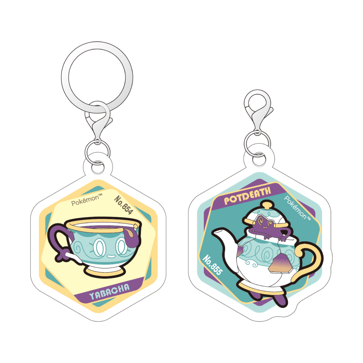 ポケットモンスター ポケモン アクリルマーカーチャームセット vol.6 ヤバチャ&ポットデス - 公式商品画像 | AniSmile
