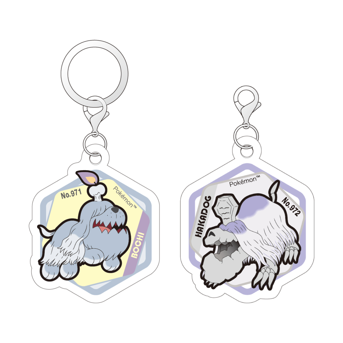 ポケットモンスター ポケモン アクリルマーカーチャームセット vol.6 ボチ&ハカドッグ - 公式商品画像 | AniSmile
