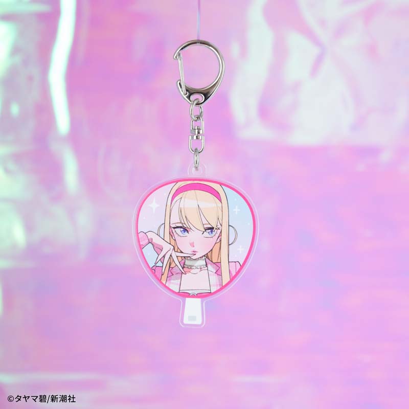 ガールクラッシュ ガールクラッシュ うちわ風アクリルキーホルダー:百瀬天花 画像 5 | AniSmile